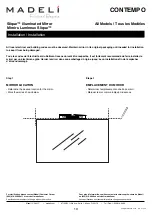 Preview for 19 page of Madeli Slique IM-CT2042-00 Specifications, Installation And User’S Manual