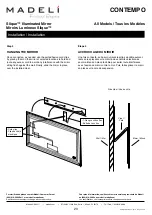 Preview for 23 page of Madeli Slique IM-CT2042-00 Specifications, Installation And User’S Manual