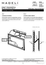 Preview for 15 page of Madeli Slique LUNAR Specifications, Installation And User’S Manual