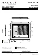 Preview for 13 page of Madeli Slique TRANQUILITY IM-TR2042-00 Specifications, Installation And User’S Manual