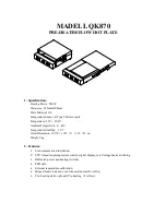 Madell QK870 Manual preview