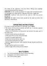 Preview for 45 page of MADER APW-VAS-150P-A Operating Instructions Manual