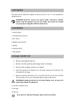 Preview for 31 page of MADER KWIW1802-20 Instructions Manual