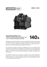 MADER POWER TOOLS MAG-140A Manual preview