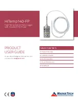 Preview for 1 page of MadgeTech HiTemp140-FP Product User Manual