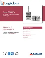 MadgeTech Logicbus Temp1000Ex Product User Manual preview