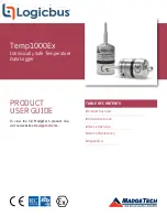 Preview for 1 page of MadgeTech Logicbus Temp1000Ex Product User Manual