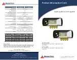 Preview for 1 page of MadgeTech QuadTemp2000 Product Information Card