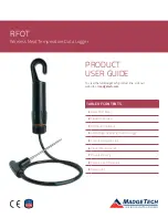 MadgeTech RFOT Product User Manual preview