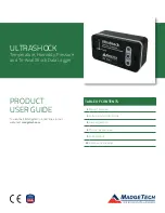 MadgeTech UltraShock Product User Manual preview