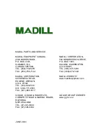 Preview for 2 page of Madill 123 SWING YARDER Manual