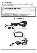 Preview for 2 page of Madimack AUTO R100 Installation Manual