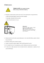 Предварительный просмотр 18 страницы Madimack Summer Eco SUME60/240MM User Manual