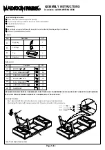 Madison Park ALBION WRITING DESK Assembly Instructions preview