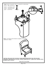 Preview for 2 page of Madison Park Arianna Swoop Wing Chair Assembly Instructions