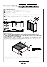 Preview for 1 page of Madison Park Driscoll 2-Door Cabinet Assembly Instructions