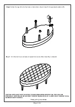 Preview for 2 page of Madison Park Martin Surfboard Tufted Ottoman Assembly Instructions