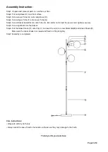 Preview for 2 page of Madison Park MPS154-0087 Assembly Instructions