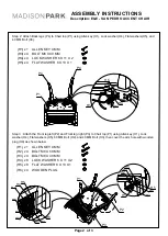 Preview for 2 page of Madison Park SAN PEDRO ACCENT CHAIR Assembly Instructions