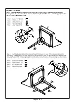 Preview for 2 page of Madison Park Simon Counter Stool Assembly Instructions