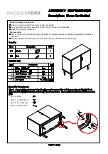 Preview for 1 page of Madison Park Sloane Bar Cabinet Assembly Instructions