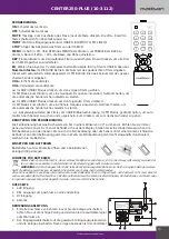 Preview for 15 page of Madison 10-3112 User Manual