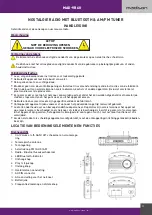 Предварительный просмотр 11 страницы Madison 10-5548MA User Manual