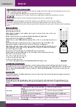 Preview for 4 page of Madison 10-7140MA User Manual