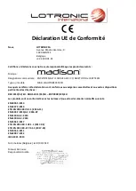 Предварительный просмотр 19 страницы Madison 10-7140MA User Manual