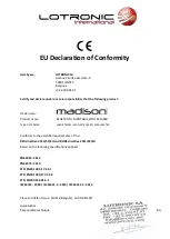 Предварительный просмотр 13 страницы Madison MAD-RT300SP-MKII User Manual