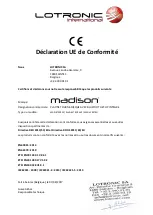 Предварительный просмотр 14 страницы Madison MAD-RT300SP-MKII User Manual