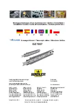 MÄDLER Accuride DZ7957-0012-2 Installation Manuals preview