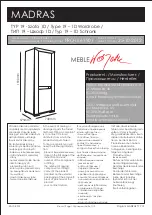 MADRAS 1D Wardrobe 19 Assembly Manual preview