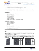 MADRAX MADLOCKER MLN-1 Assembly Instructions Manual preview