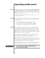 Preview for 6 page of Madrigal Audio Five Channel Amplifier Owner'S Manual