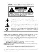 Preview for 2 page of Madrigal Audio Mark Levinson 36 Operating Manual