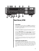 Preview for 13 page of Madrigal Audio Mark Levinson 39 Operating Manual