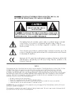 Предварительный просмотр 2 страницы Madrigal Audio Mark Levinson N31.5 Operating Manual