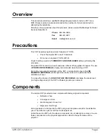 Preview for 3 page of Madrigal Imaging MP-8, MP-9 Instruction Manual