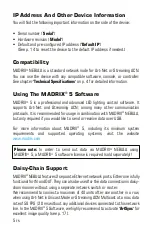 Preview for 6 page of MADRIX Nebula Technical Manual & Quick Start Manual