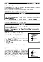 Предварительный просмотр 227 страницы Maeda MC-285C Operation Manual