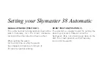 Preview for 10 page of MAEN SKYMASTER 38 User Manual