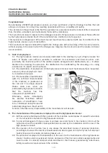 Preview for 18 page of MAER IDROPULITRICI AVANT 120/11 Instructions For Installation And Use Manual