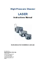 MAER IDROPULITRICI LASER Series Instruction Manual preview