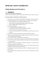 Preview for 3 page of Maeraj PHV-20 Instruction Manual And Safety Instructions