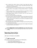 Preview for 4 page of Maeraj PHV-20 Instruction Manual And Safety Instructions