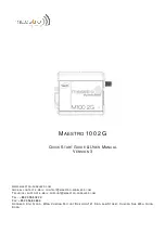 Maestro 100 2G Series Quick Start Manual & User Manual preview