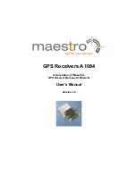 Maestro A1084 User Manual preview