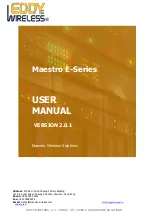 Предварительный просмотр 1 страницы Maestro E205XT02 User Manual