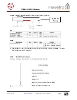 Preview for 6 page of Maestro GSM100 Quick Manual